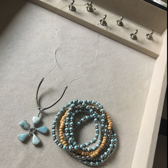 Sky Blue Hand Made Set - Picture 4 of 5